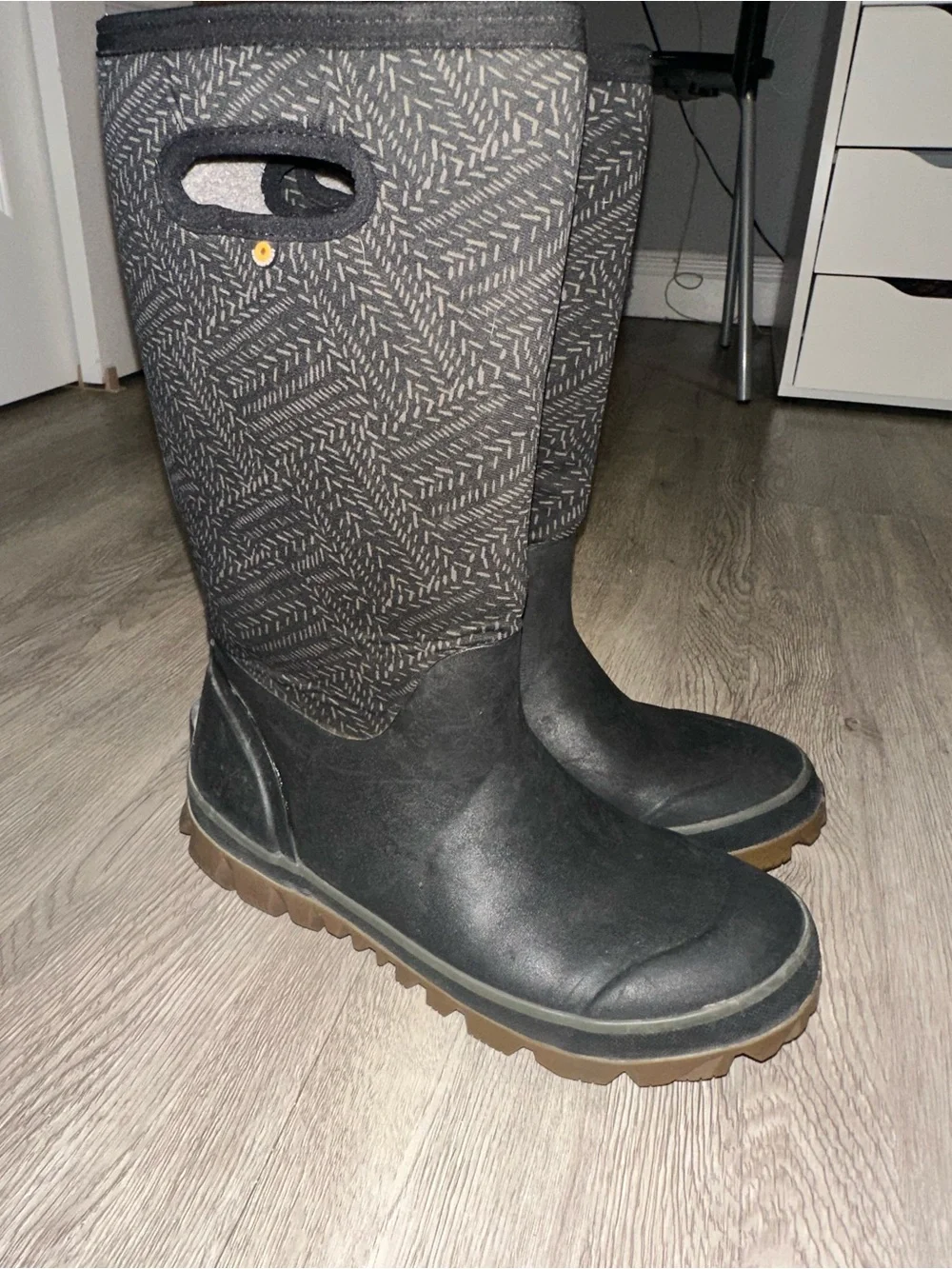 Bogs Whiteout Fleck Waterproof Winter Boots Womens Size US 8